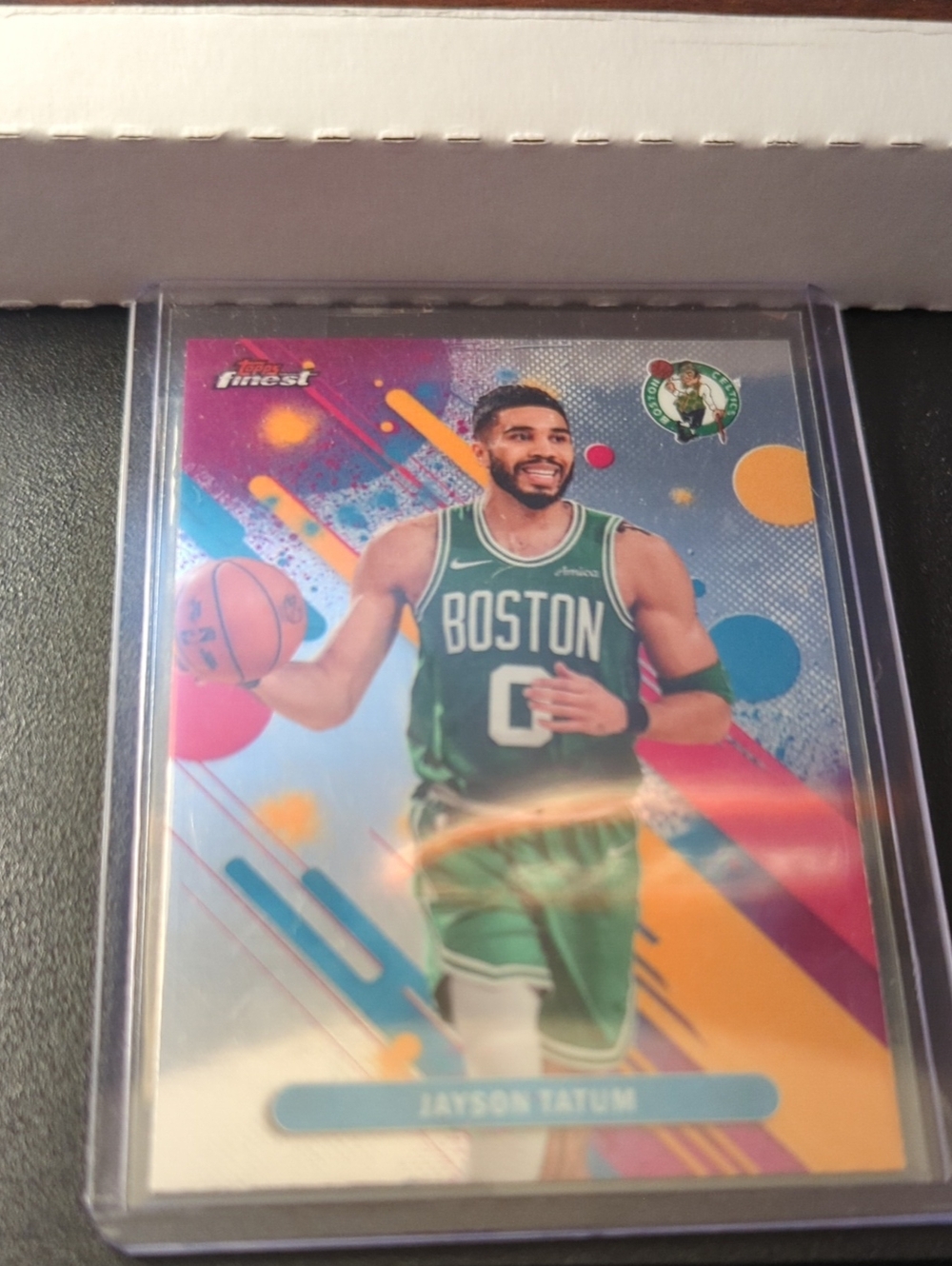 Topps Boston Green Jayson Tatum Color Burst Basketball Card